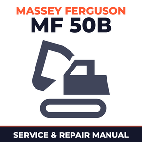Massey Ferguson MF 50B Loader Excavator Service Manual