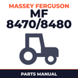 Massey Ferguson MF 8470/8480 Tractor Parts Manual