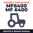 Massey Ferguson MF6400 MF 6400 Series Tractors 6465 6470 6475 6480 6485 6490 6495 6497 Service & Repair Manual