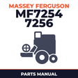 Massey Ferguson MF7254 7256 Combine Parts Manual