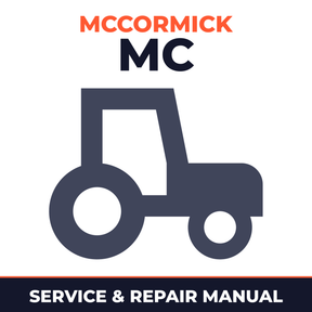 Mccormick MC Series Tractor Service & Repair Manual