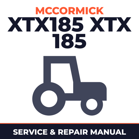 Mccormick XTX185 XTX 185 Tractor Service & Repair Manual