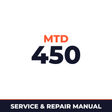 MTD 450 Series Tiller Service & Repair Manual