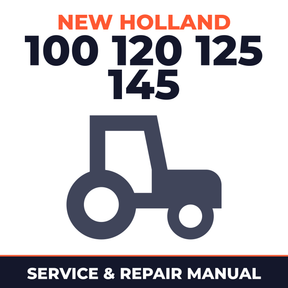 New Holland 100 120 125 145 Tractor Service & Repair Manual