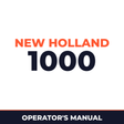 New Holland 1000 Planter Operator's Manual
