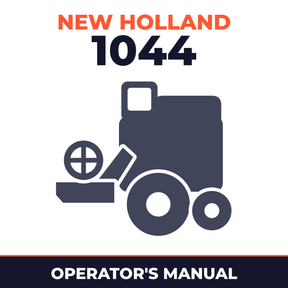 New Holland 1044 Combine Operator's Manual