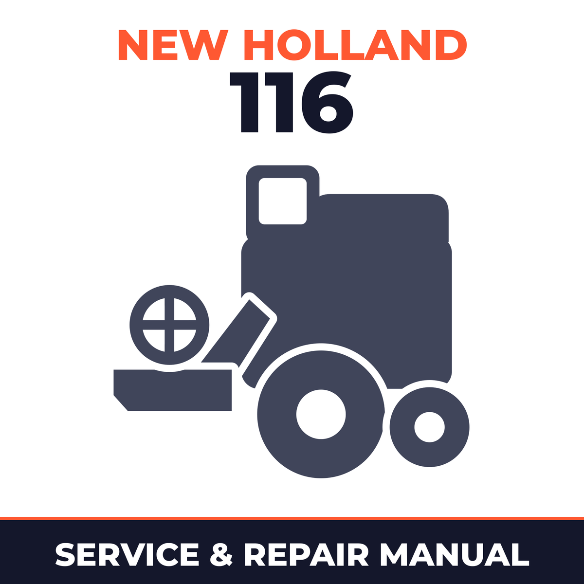 New Holland 116 Combine Service & Repair Manual