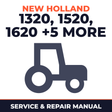 New Holland 1320 1520 1620 1715 1720 1920 2120 3415 Tractor Service & Repair Manual