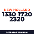 New Holland 1330 1720 2320 Planter Operator's Manual