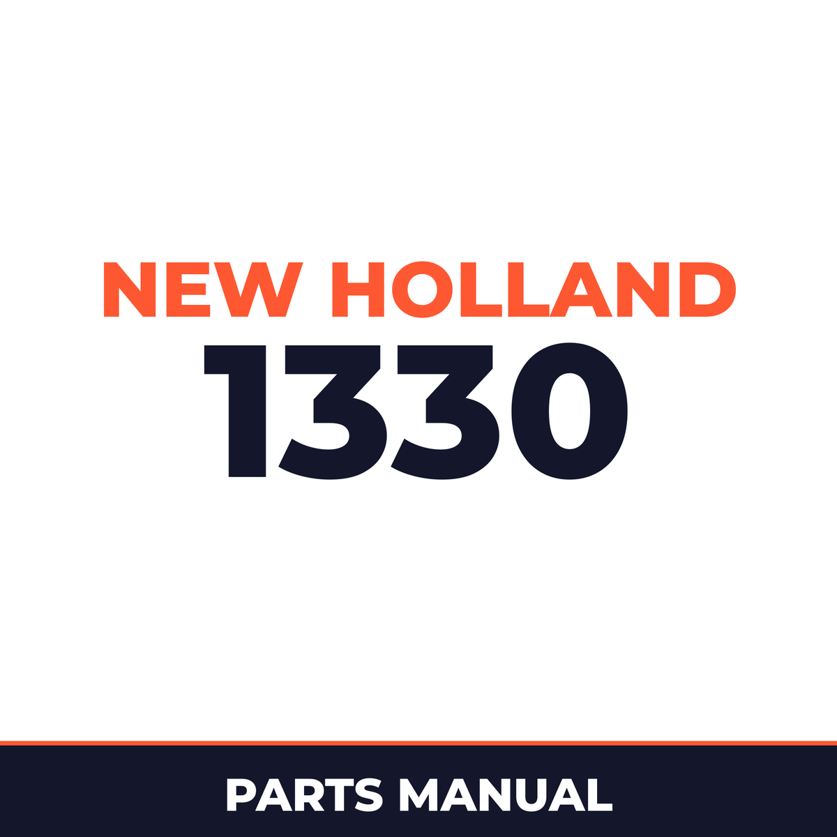 New Holland 1330 Planter Parts Manual