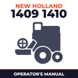 New Holland 1409 1410 Combine Operator's Manual