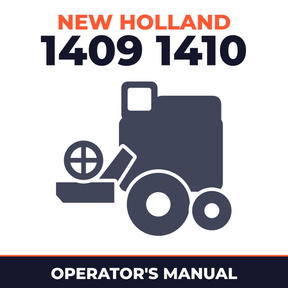 New Holland 1409 1410 Combine Operator's Manual