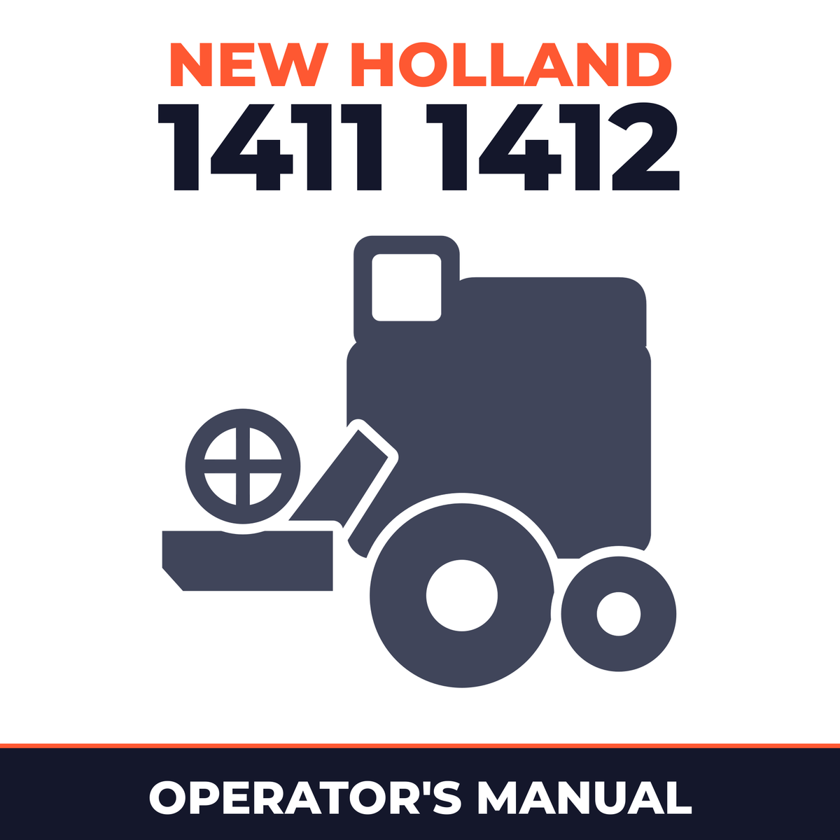 New Holland 1411 1412 Combine Operator's Manual