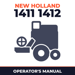 New Holland 1411 1412 Combine Operator's Manual