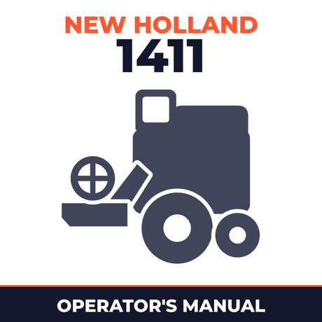 New Holland 1411 Combine Operator's Manual