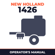 New Holland 1426 Baler Operator's Manual