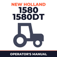 New Holland 1580 1580DT Tractor Operator's Manual