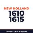 New Holland 1610 1615 Planter Operator's Manual