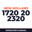 New Holland 1720 20 2320 Planter Operator's Manual