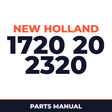 New Holland 1720 20 2320 Planter Parts Manual