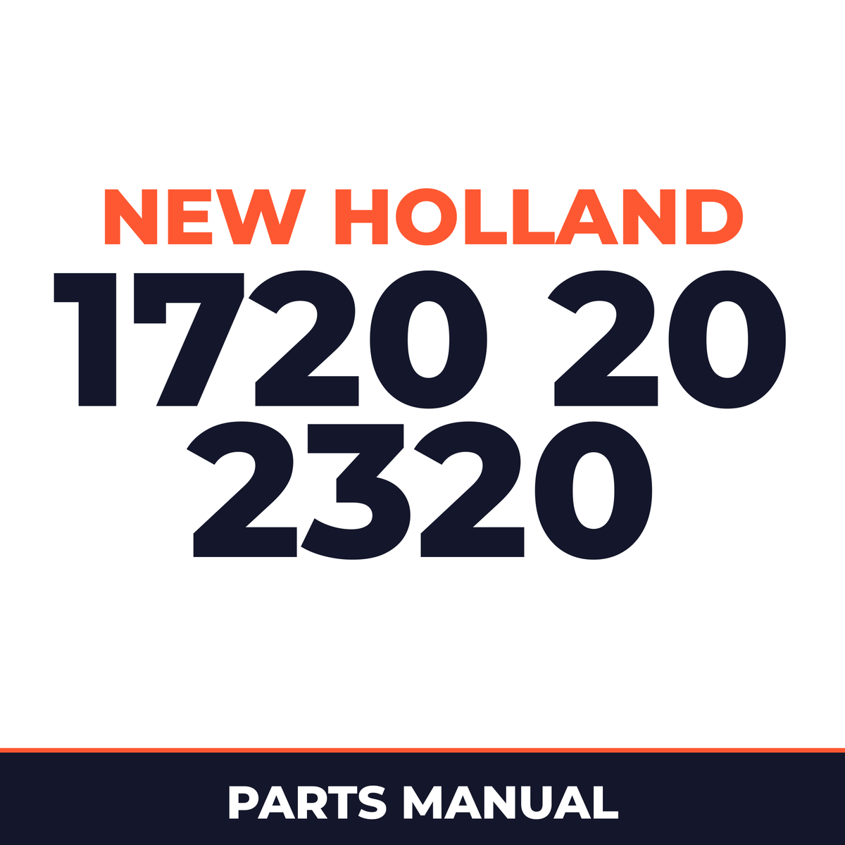 New Holland 1720 20 2320 Planter Parts Manual