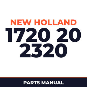 New Holland 1720 20 2320 Planter Parts Manual