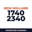 New Holland 1740 2340 Planter Operator's Manual