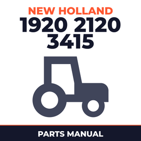 New Holland 1920 2120 3415 Tractor Parts Manual