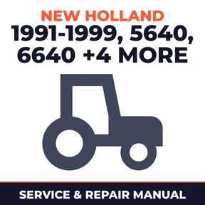 New Holland 1991-1999 Ford 5640 6640 7740 7840 8240 8340 Tractors Service & Repair Manual