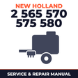 New Holland 2 565 570 575 580 Baler Service & Repair Manual