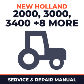 New Holland 2000 3000 3400 3550 4000 4400 4500 5000 5500 5550 7000 Tractor Service & Repair Manual