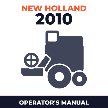 New Holland 2010 Combine Operator's Manual