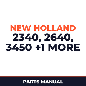 New Holland 2340 2640 3450 3850 40 50 Planter Parts Manual