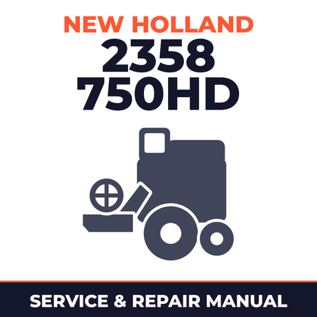 New Holland 2358 750HD Combine Service & Repair Manual