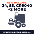 New Holland 24 55 CR9040 CR9060 CR9070 Combine Service & Repair Manual