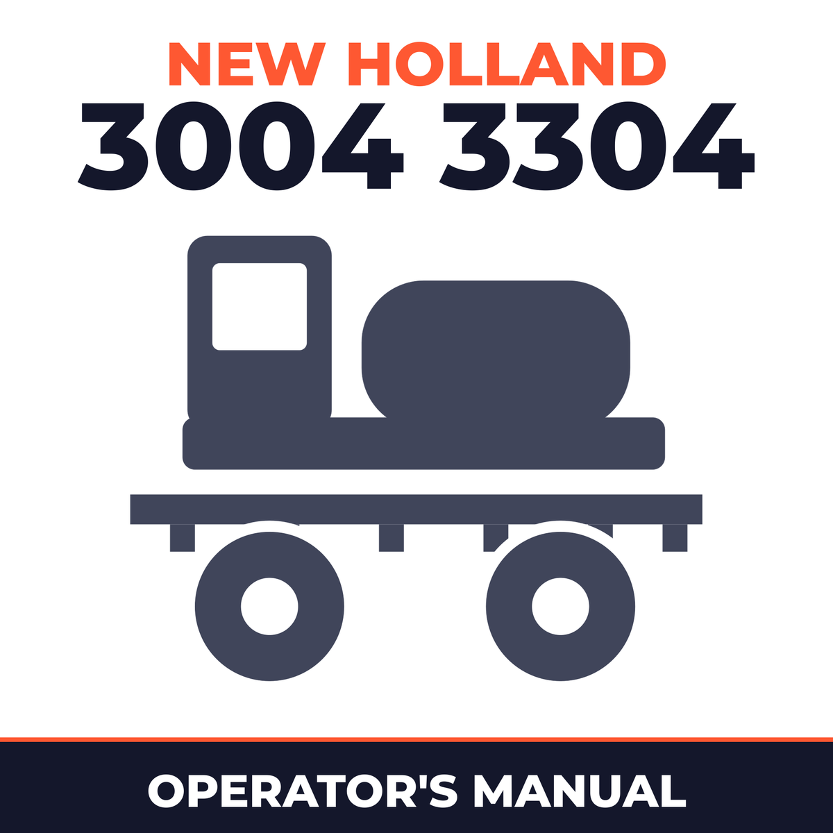 New Holland 3004 3304 Sprayer Operator's Manual
