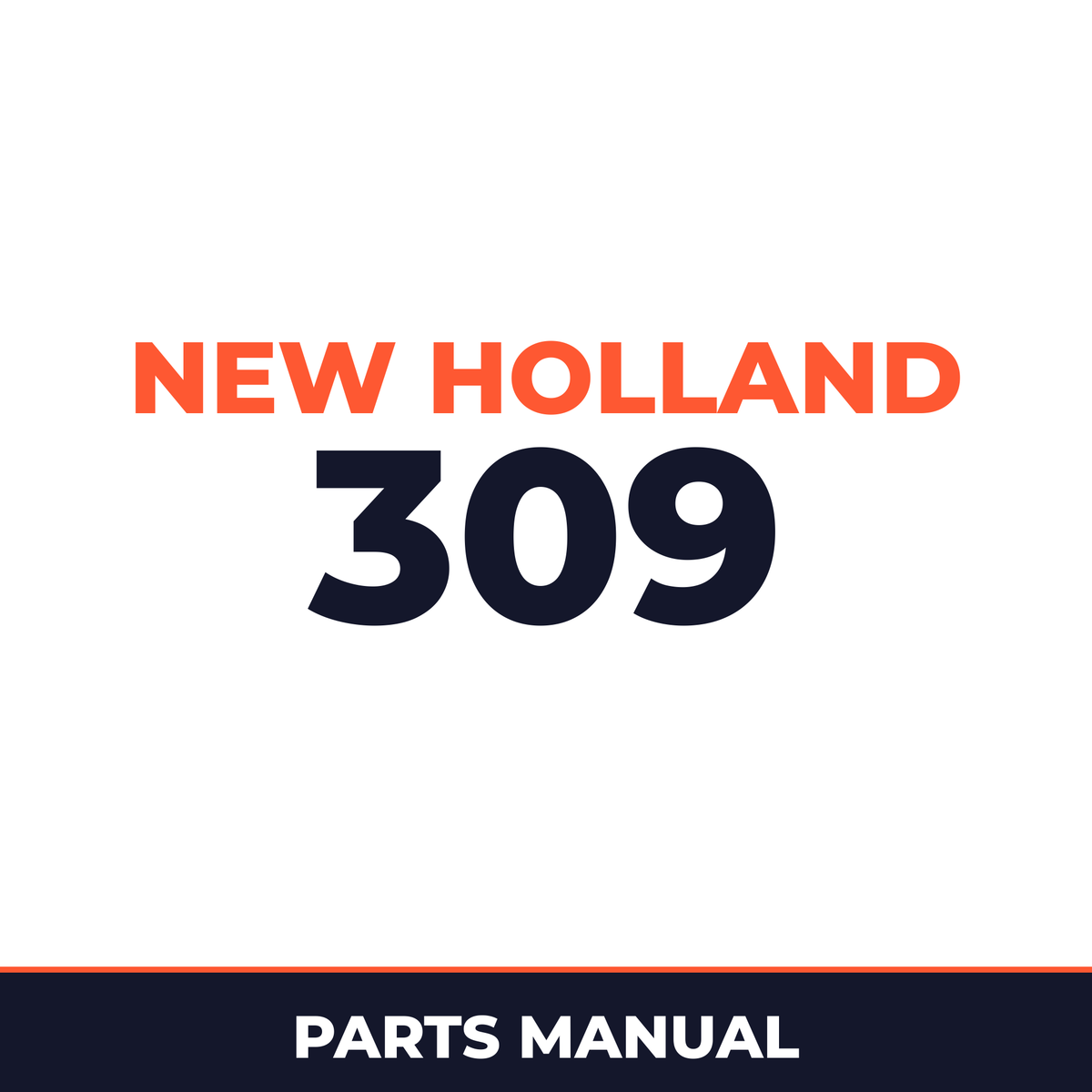 New Holland 309 Planter Parts Manual