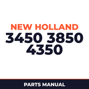 New Holland 3450 3850 4350 Planter Parts Manual