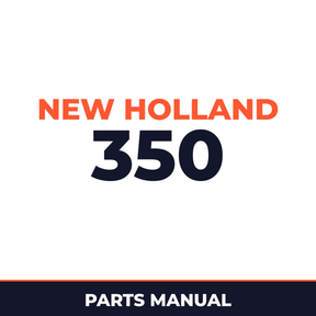 New Holland 350 Planter Parts Manual