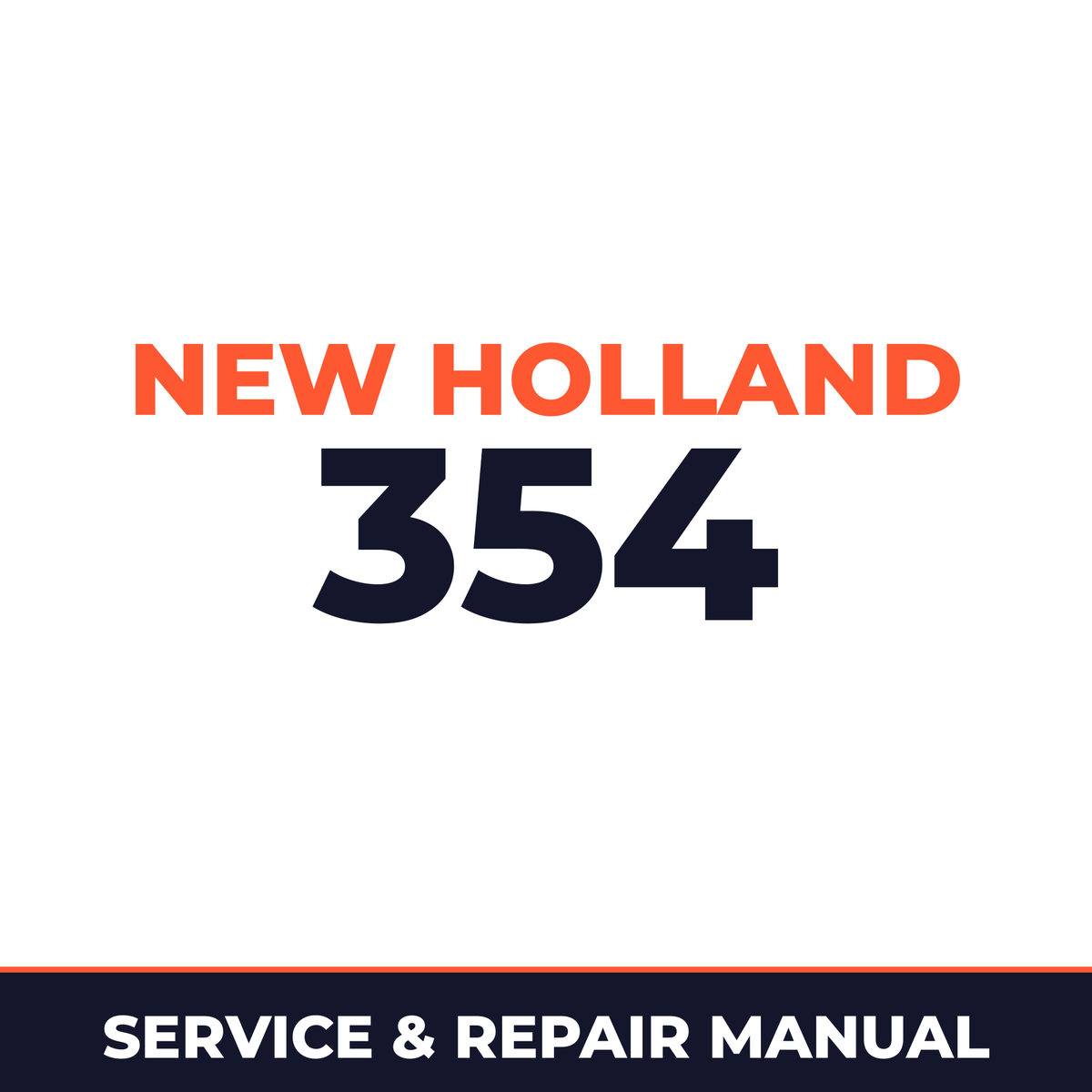 New Holland 354 Planter Service & Repair Manual