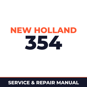 New Holland 354 Planter Service & Repair Manual
