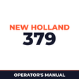 New Holland 379 Operators Manual