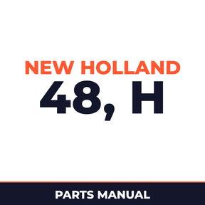 New Holland 48, H Parts Catalog
