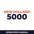 New Holland 5000 Planter Operator's Manual
