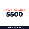 New Holland 5500 Planter Parts Manual