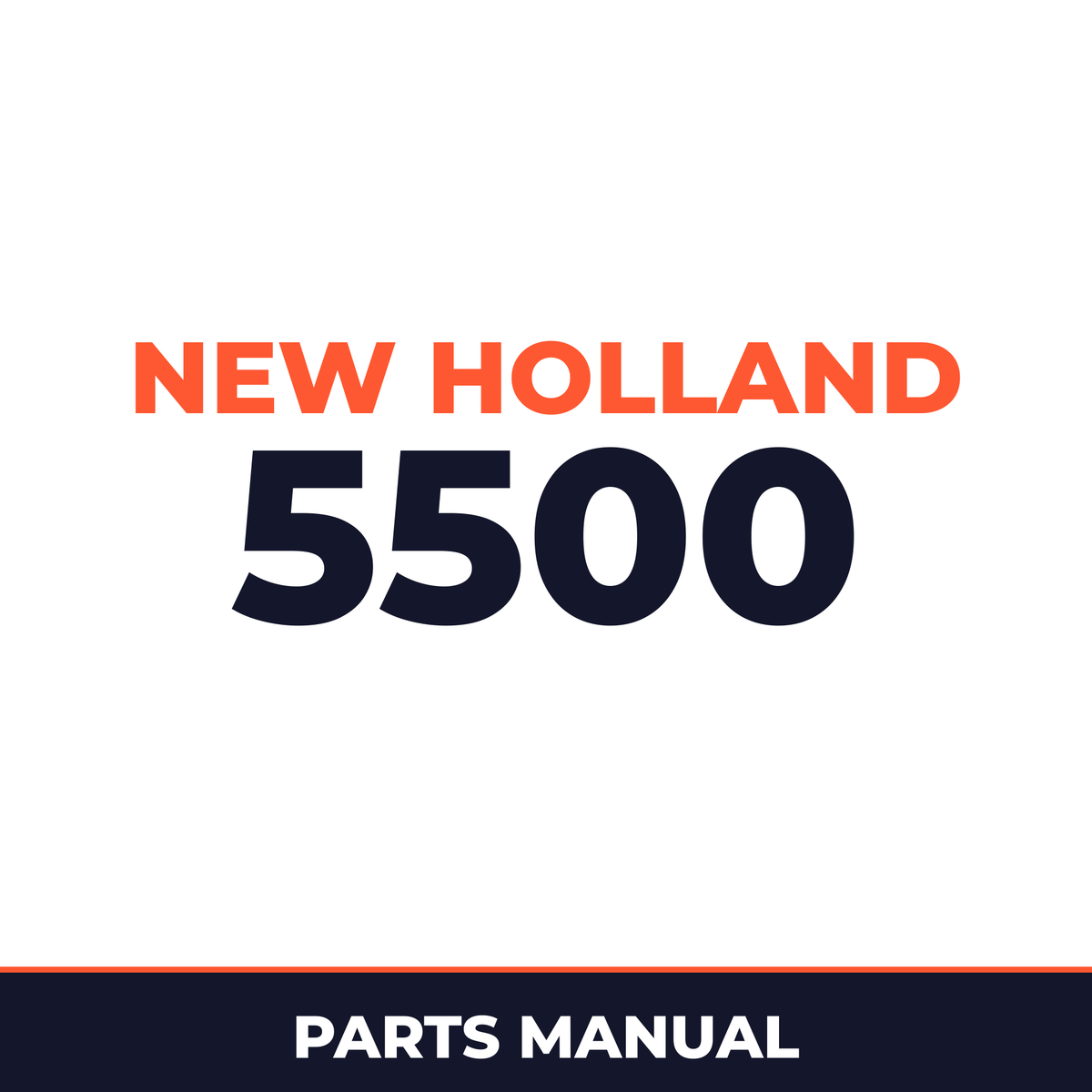 New Holland 5500 Planter Parts Manual