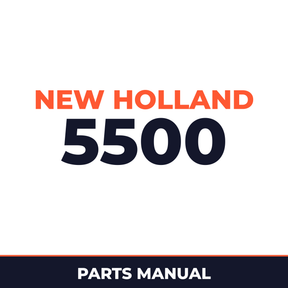 New Holland 5500 Planter Parts Manual