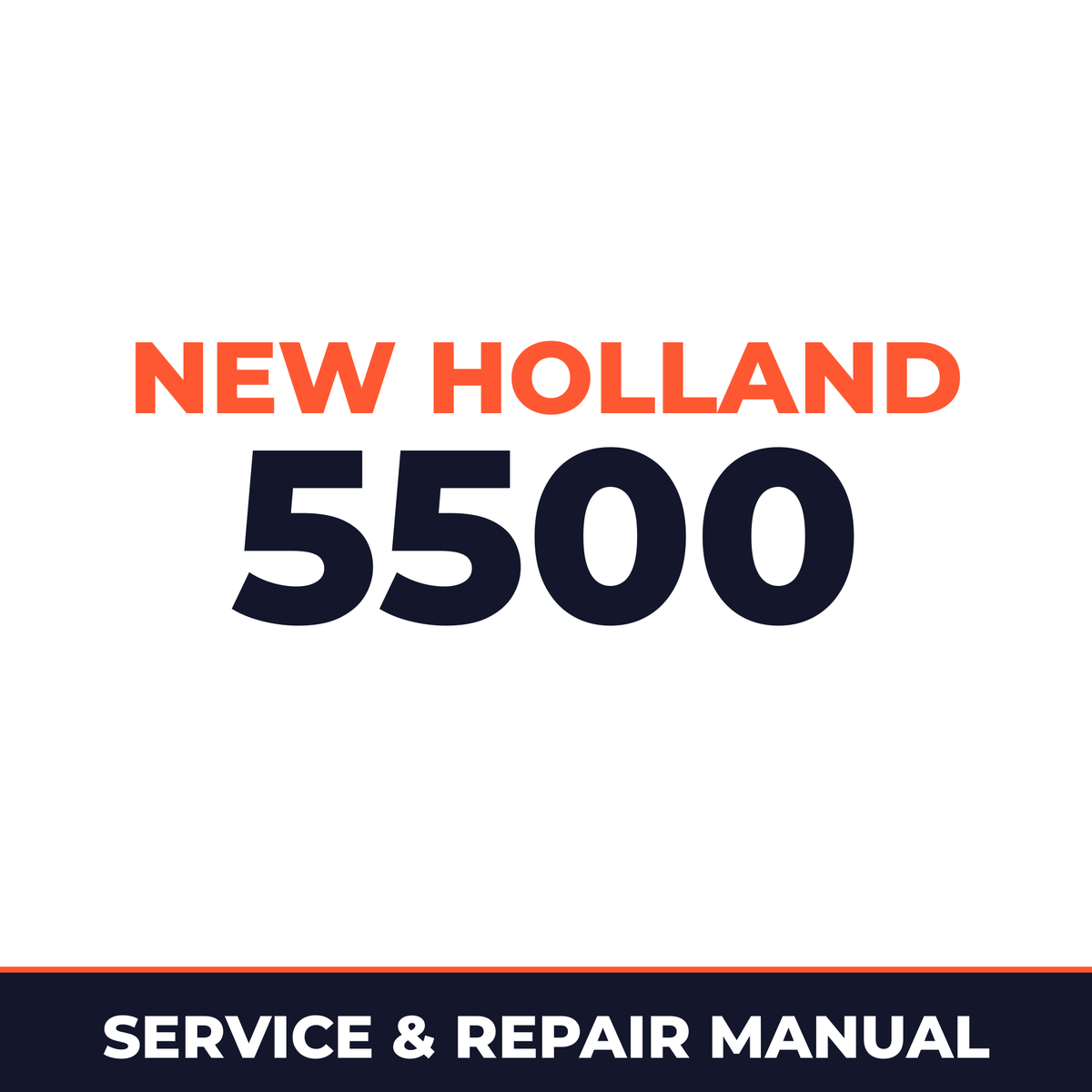 New Holland 5500 Planter Service & Repair Manual