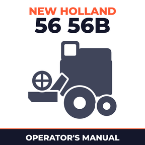 New Holland 56 56B Combine Operator's Manual