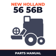 New Holland 56 56B Combine Parts Manual